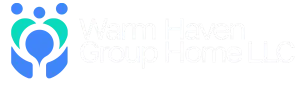 warm haven white logo